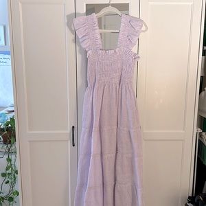 Lilac and white Hill house dress size small